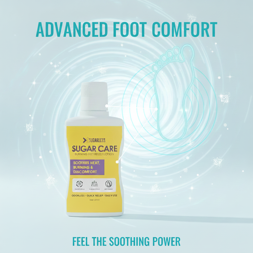 Sugar Care – Burning Feet Relief Lotion