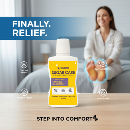 Sugar Care – Burning Feet Relief Lotion