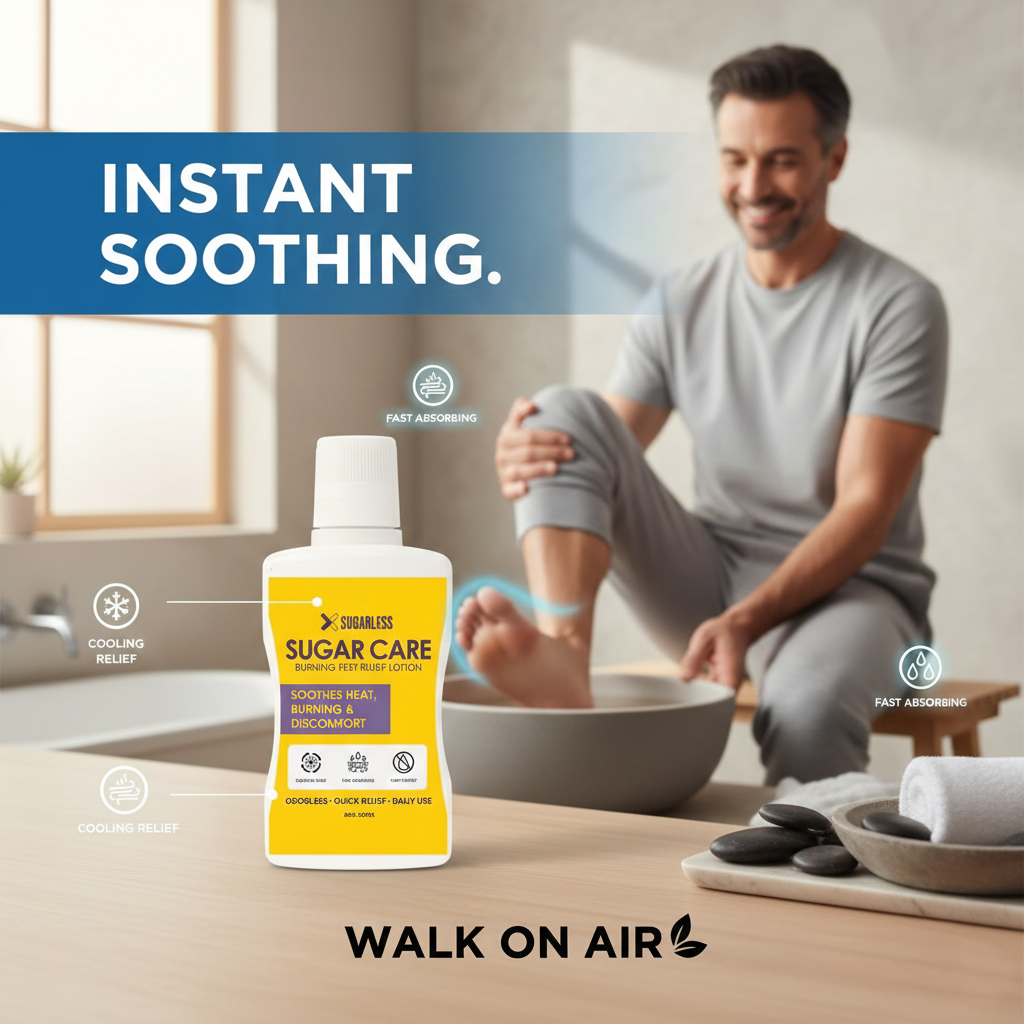 Sugar Care – Burning Feet Relief Lotion