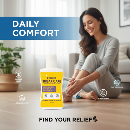 Sugar Care – Burning Feet Relief Lotion